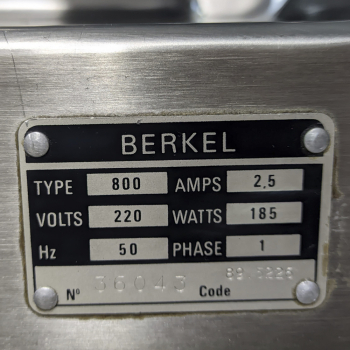 Слайсер Berkel 800 (Нидерланды)