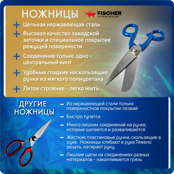 Ножницы Fischer (Франция)